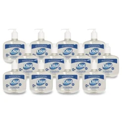 Dial Professional 16 oz. Antibacterial Liquid Hand Soap for Sensitive Skin - Light Floral Scent (12/Carton)