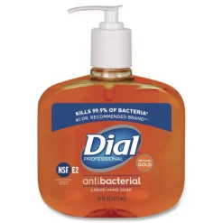 Dial Professional 16 oz Antibacterial Liquid Hand Soap - Gold