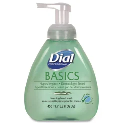 Dial Professional 15.2 oz. Basics Hypoallergenic Foaming Hand Wash - Honeysuckle Scent