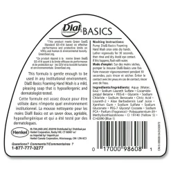 Dial Professional 15.2 oz. Basics Hypoallergenic Foaming Hand Wash - Honeysuckle Scent