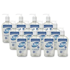 Dial Professional 7.5 oz. Bottle Antimicrobial Liquid Hand Soap for Sensitive Skin - Floral Scent (12/Carton)