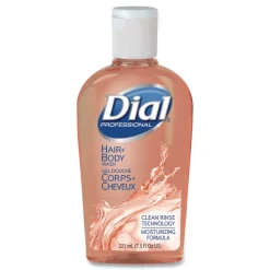 Dial Professional 7.5 oz. Hair and Body Wash - Neutral Scent (24/Carton)