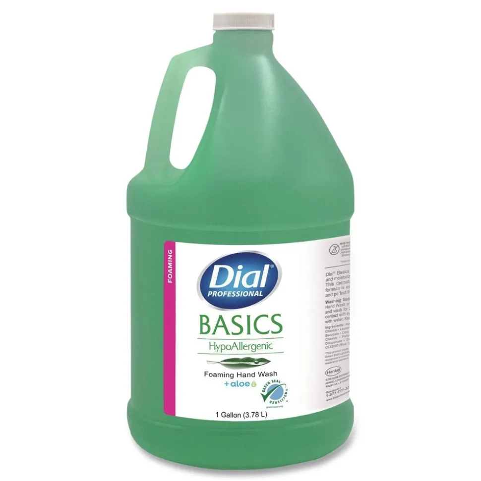 Dial Professional Basics 1 Gallon Hypoallergenic Hand Wash - Honeysuckle Scent (4/Carton)