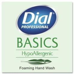 Dial Professional Basics 1 Gallon Hypoallergenic Hand Wash - Honeysuckle Scent (4/Carton)