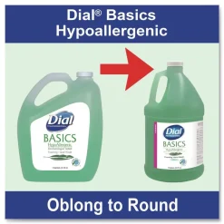Dial Professional Basics 1 Gallon Hypoallergenic Hand Wash - Honeysuckle Scent (4/Carton)