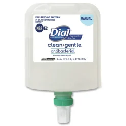 Dial Professional CleanPlusGentle 1.7 Liter Antibacterial Foaming Hand Wash Refill for 1700 Dispenser - Fragrance-Free (3/Carton)