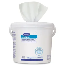 Diversey Care 8.63 in. x 24.88 in. Easywipe Disposable Wiping Refill - White (6/Carton)