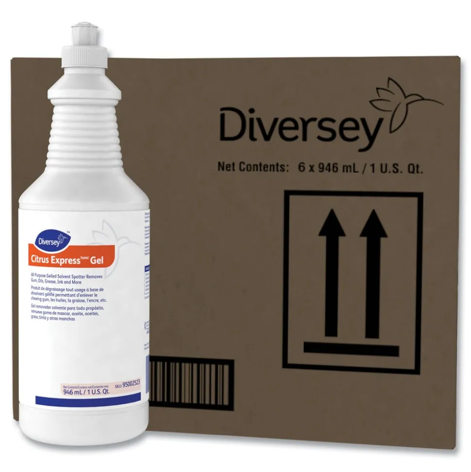 Diversey Care 32 oz. Squeeze Bottle Citrus Scent Citrus Express Gel Spotter (6/Carton)