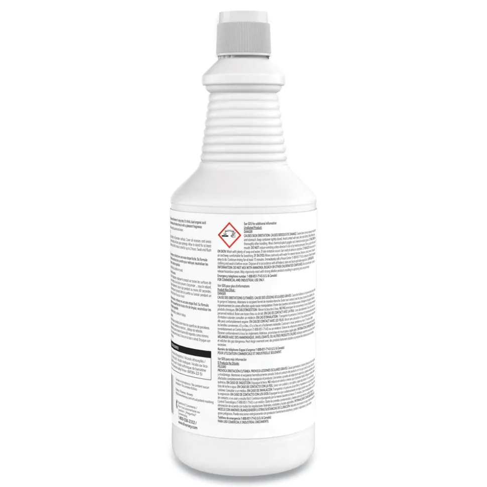 Diversey Care Crew Super Blue Citrus Scent 32 oz. Squeeze Bottle Mild Acid Bowl Cleaner (12/Carton)