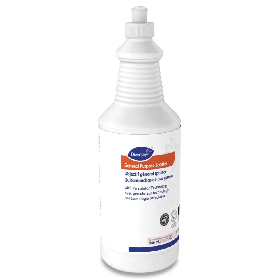 Diversey Care Floral Scent 1 Quart Squeeze Bottle General Purpose Spotter with Percolator Technology (6/Carton)