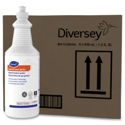 Diversey Care Floral Scent 1 Quart Squeeze Bottle General Purpose Spotter with Percolator Technology (6/Carton)
