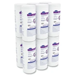 Diversey Care Oxivir 7 in. x 8 in. 1-Ply 1 Wipes (60/Canister, 12 Canisters/Carton)