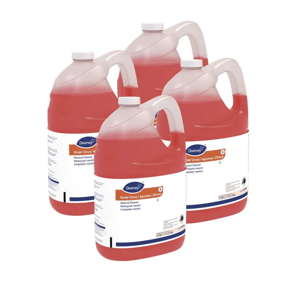 Diversey Care Stride Citrus 1 Gallon Bottle Neutral Cleaner (4/Carton)