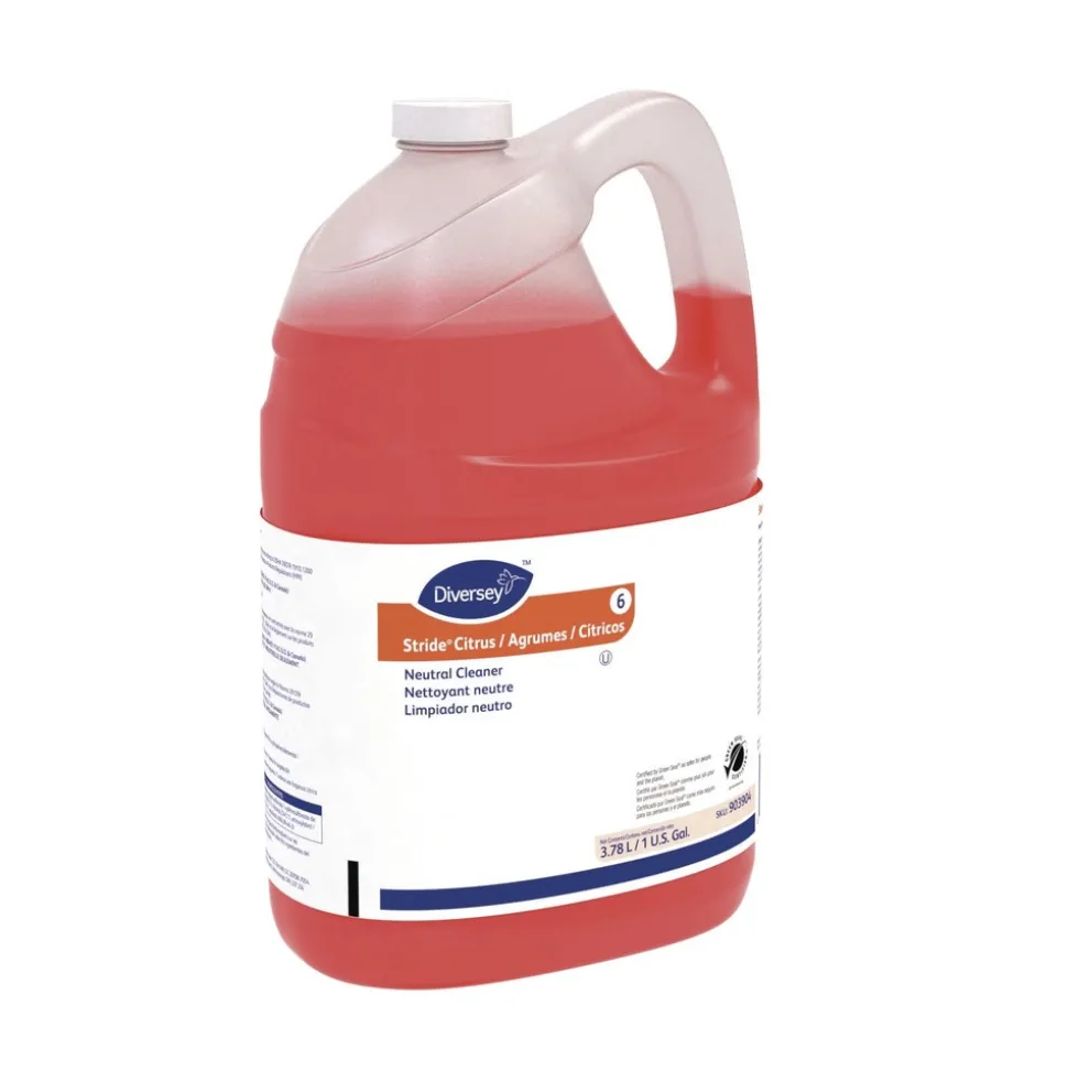 Diversey Care Stride Citrus 1 Gallon Bottle Neutral Cleaner (4/Carton)
