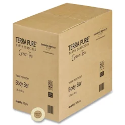 Diversified Hospitality Solutions Terra Pure 1.25 oz Cleansing Bar - Green Tea Lemongrass (350/Carton)