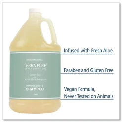 Diversified Hospitality Solutions Terra Pure 1 Gallon Shampoo - Green Tea Lemongrass (4/Carton)