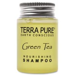 Diversified Hospitality Solutions Terra Pure 1 oz Shampoo - Green Tea Lemongrass (300/Carton)