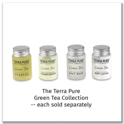 Diversified Hospitality Solutions Terra Pure 1 oz Shampoo - Green Tea Lemongrass (300/Carton)
