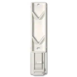 Diversified Hospitality Solutions EcoLux 1.19 in. x 0.44 in. x 5.69 in. Single Air Dispenser Bracket - White (24/Carton)