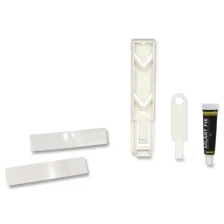 Diversified Hospitality Solutions EcoLux 1.19 in. x 0.44 in. x 5.69 in. Single Air Dispenser Bracket - White (24/Carton)