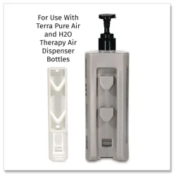 Diversified Hospitality Solutions EcoLux 1.19 in. x 0.44 in. x 5.69 in. Single Air Dispenser Bracket - White (24/Carton)