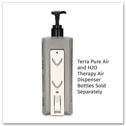 Diversified Hospitality Solutions EcoLux 1.19 in. x 0.44 in. x 5.69 in. Single Air Dispenser Bracket - White (24/Carton)