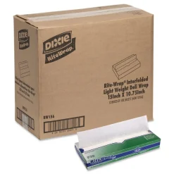 Dixie 15.12 in. x 10.75 in. Dry Wax Lightweight Deli Paper (12/Carton)
