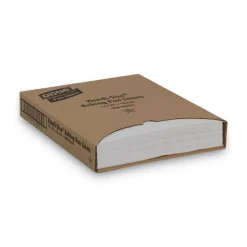 Dixie 12.2 in. x 16.38 in. Greaseproof Liftoff Pan Liners - White (1000/Carton)