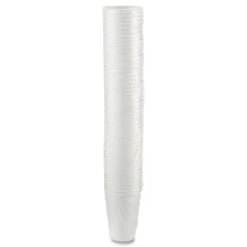 Dixie 16 oz. Paper Hot Cups - White (50/Sleeve, 20 Sleeves/Carton)