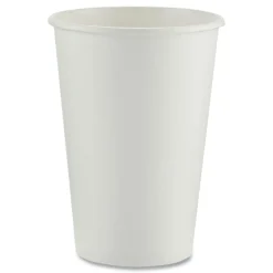 Dixie 16 oz. Paper Hot Cups - White (50/Sleeve, 20 Sleeves/Carton)