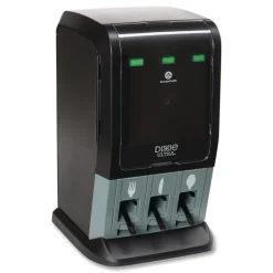 Dixie 13.15 x 31.03 x 17.5 Tri-Tower Mini Dispenser - Black/Gray