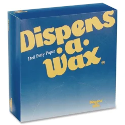Dixie Dispens-A-Wax 6 in. x 6 in. Waxed Deli Patty Paper (10000/Carton)