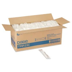 Dixie Mediumweight Polypropylene Teaspoon Cutlery - White (1000/Carton)