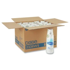 Dixie Pathways 8 oz. Paper Hot Cups (25/Bag, 20 Bags/Carton)