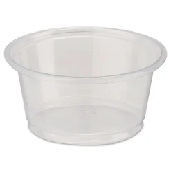Dixie Plastic Souffle/Portion Cups 2 oz. - Clear (2400/Carton)