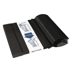 Dixie SmartStock Mediumweight Spork Plastic Tri-Tower Dispensing System Cutlery - Black (960/Carton)