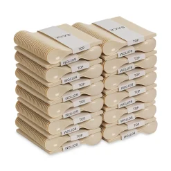 Dixie SmartStock Series-O Mediumweight Soup Spoon Plastic Cutlery Refill - Beige (960/Carton)