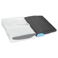 Dixie SmartStock Wrapped Heavyweight Cutlery Knives Refill - Black (960/Carton)