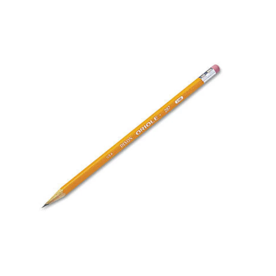 Dixon Oriole HB (No. 2) Pencil Value Pack - Black Lead/Yellow Barrel (72/Pack)