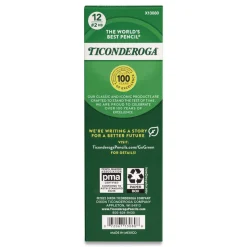 Dixon Ticonderoga Beginners HB (#2) Woodcase Pencil with Microban - Black Lead/Yellow Barrel (1-Dozen)