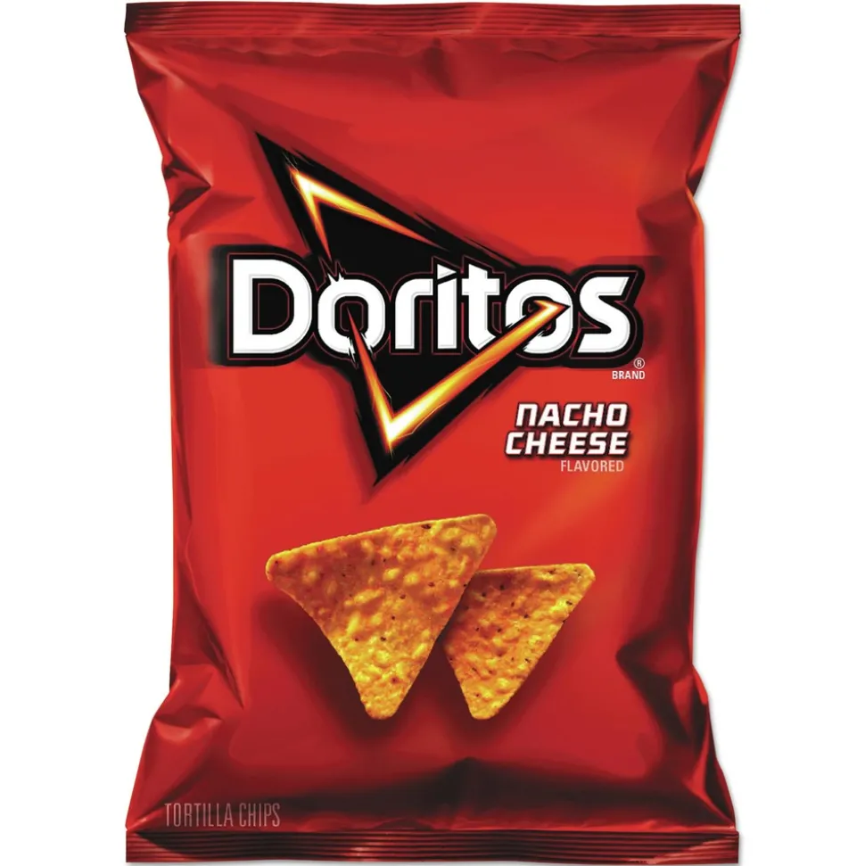 Doritos 1.75 oz Tortilla Chips Bag - Nacho Cheese (64/Carton)
