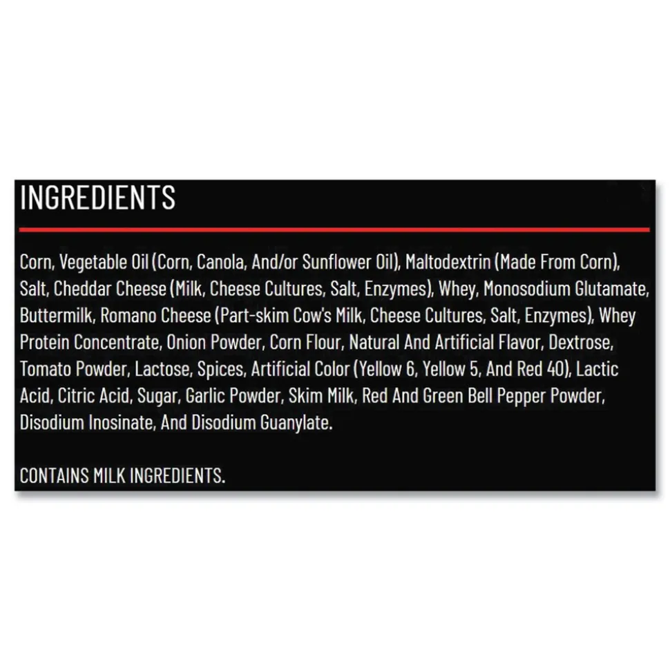 Doritos 1.75 oz Tortilla Chips Bag - Nacho Cheese (64/Carton)