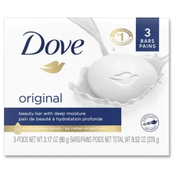 Dove 3.17 oz. Beauty Bar - Light Scent, White (3/Pack)