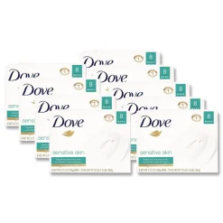 Dove 4.5 oz. Sensitive Skin Bath Bar - Unscented (72/Carton)