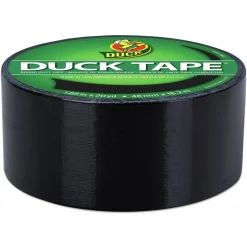 Duck 1.88 in. x 20 yards 3 in. Core Colored Duct Tape - Black (1-Roll)