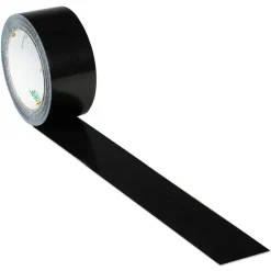 Duck 1.88 in. x 20 yards 3 in. Core Colored Duct Tape - Black (1-Roll)