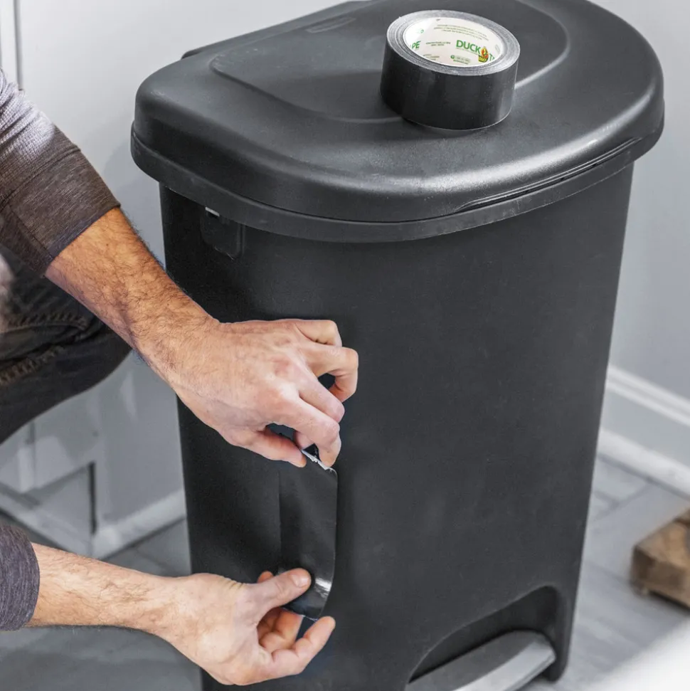 Duck 1.88 in. x 20 yards 3 in. Core Colored Duct Tape - Black (1-Roll)