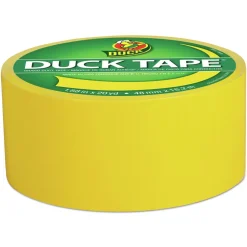 Duck 1.88 in. x 20 yards 3 in. Core Colored Duct Tape - Yellow (1-Roll)