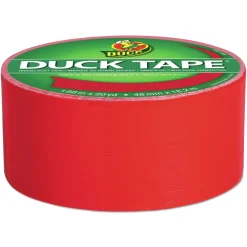 Duck 1.88 in. x 20 yards 3 in. Core Colored Duct Tape - Red (1-Roll)