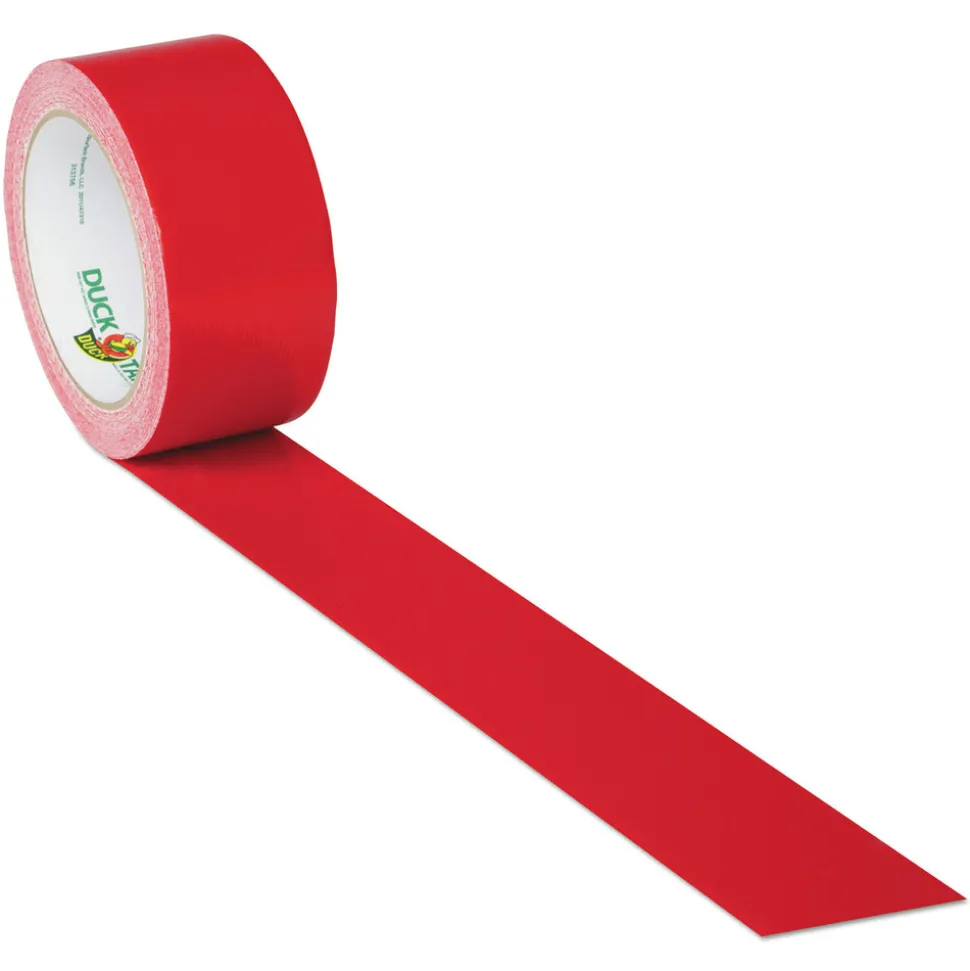 Duck 1.88 in. x 20 yards 3 in. Core Colored Duct Tape - Red (1-Roll)